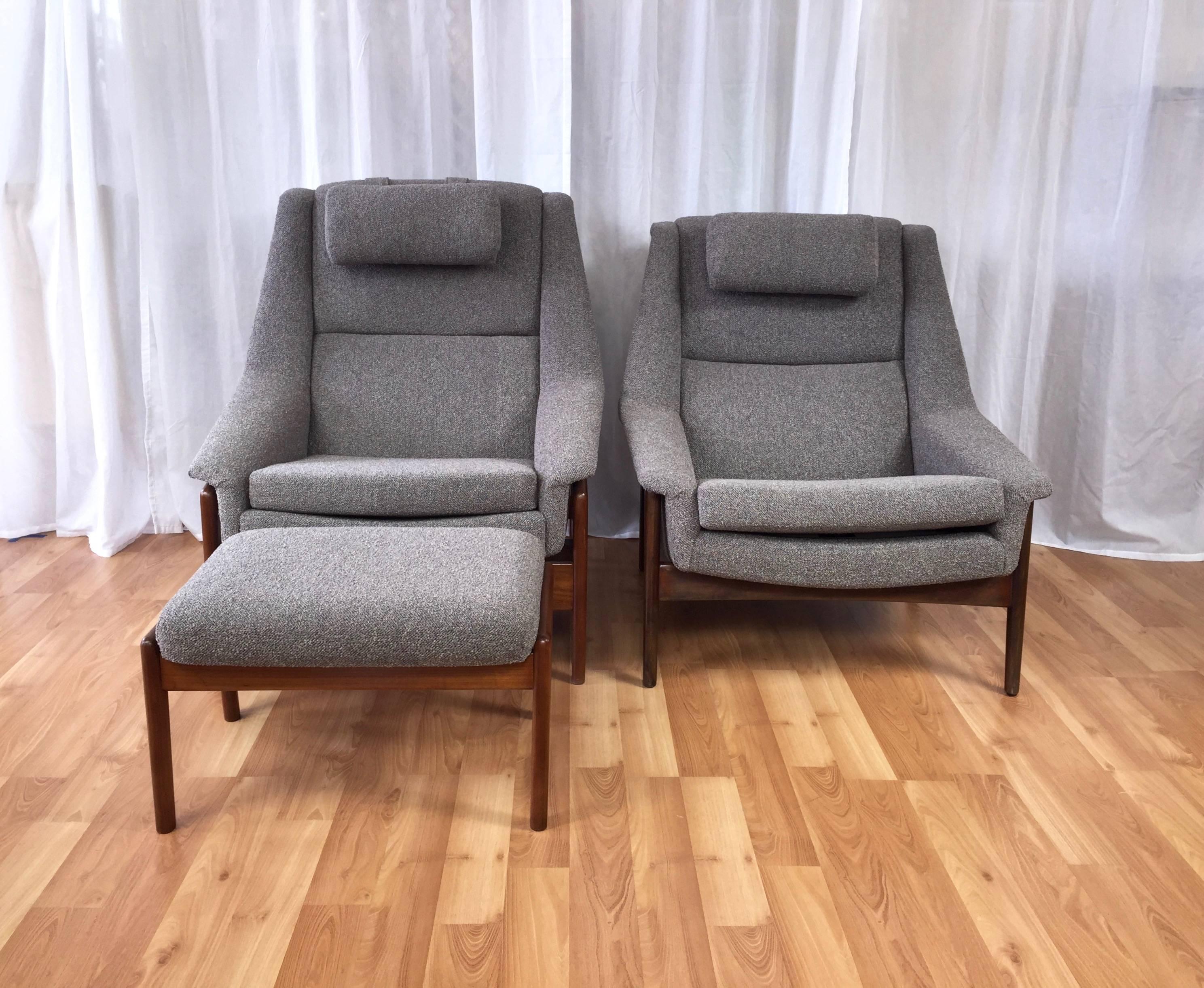 dux lounge chair and ottoman