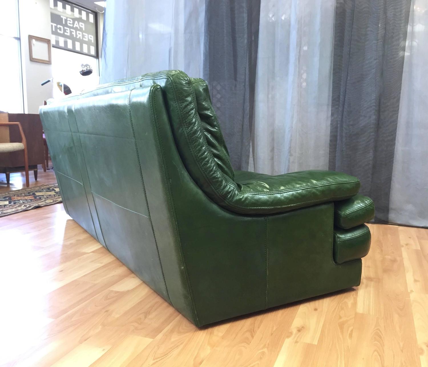 Green Leather Sofa Sale