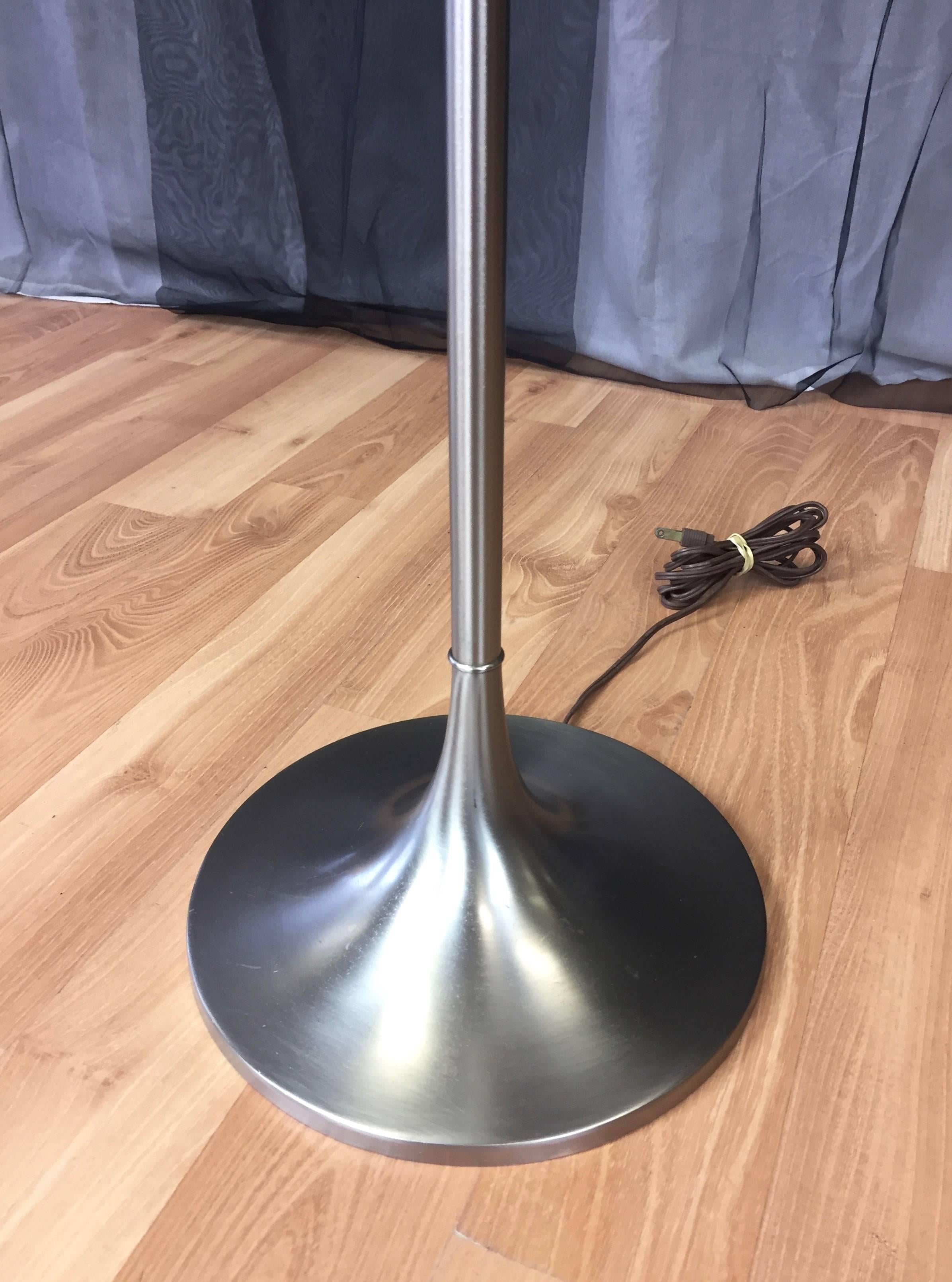 glass base floor lamp