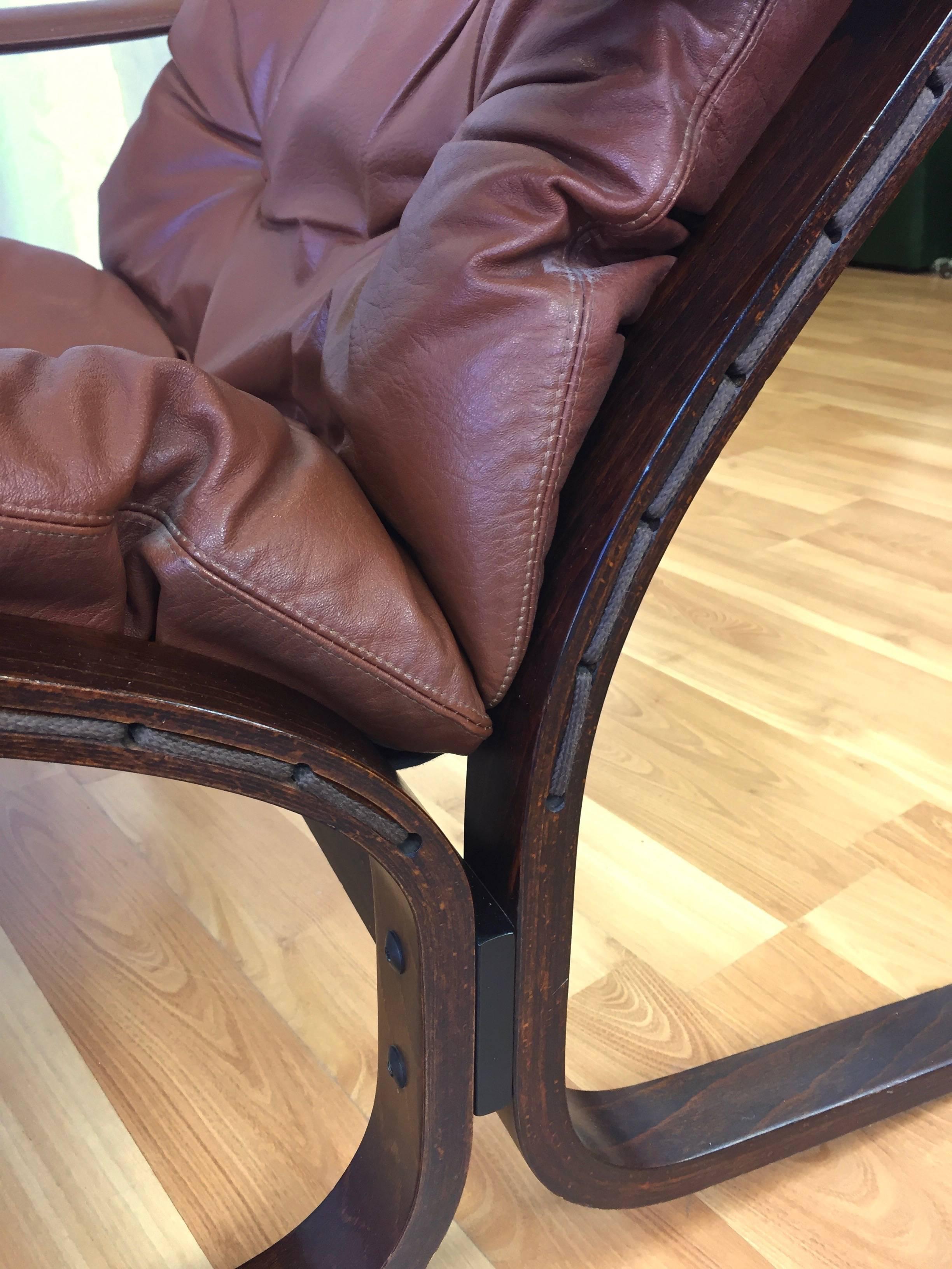 Norwegian Pair of “Siesta” Lounge Chairs by Ingmar Relling for Westnofa