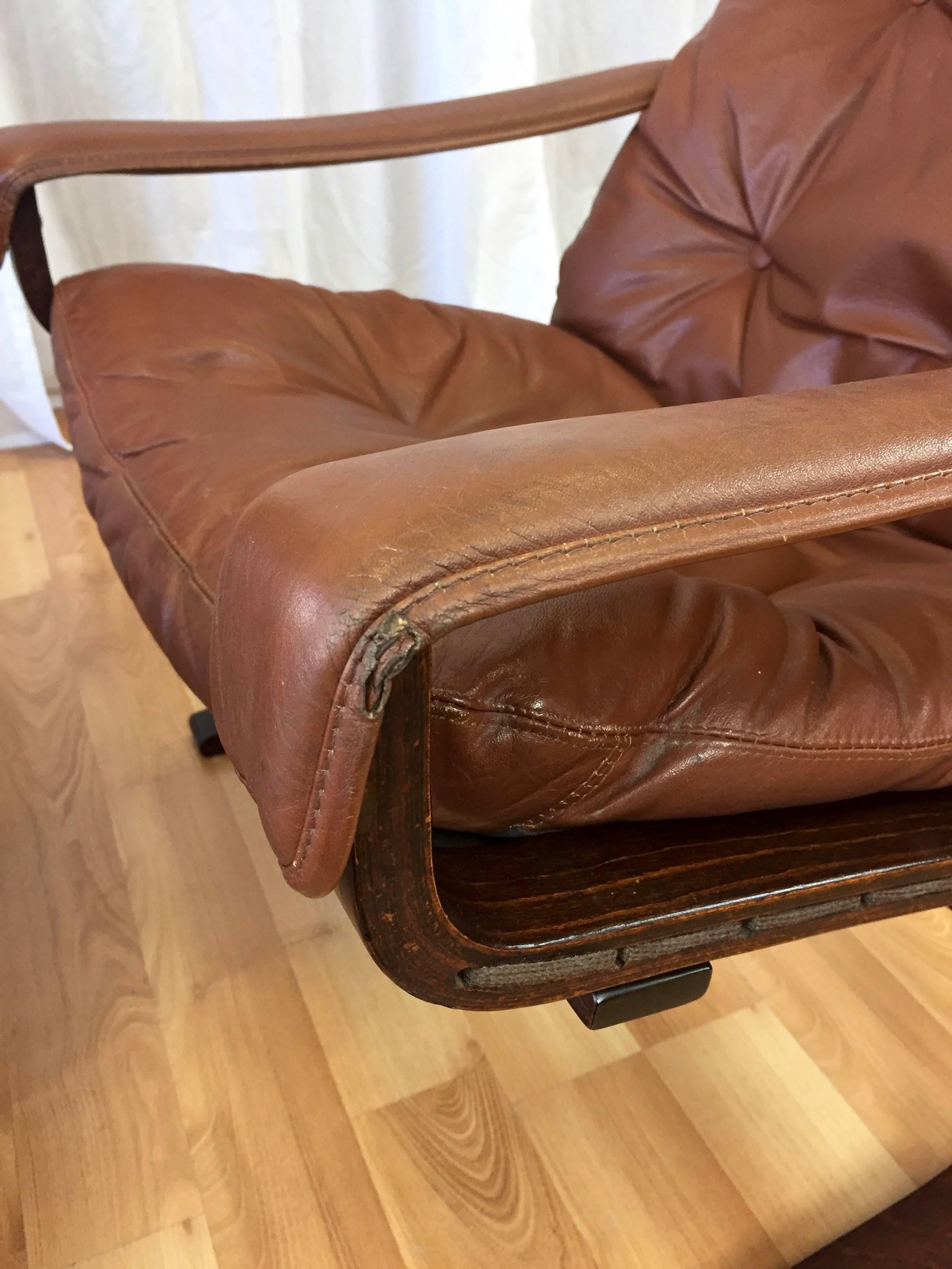 Pair of “Siesta” Lounge Chairs by Ingmar Relling for Westnofa In Good Condition In San Francisco, CA