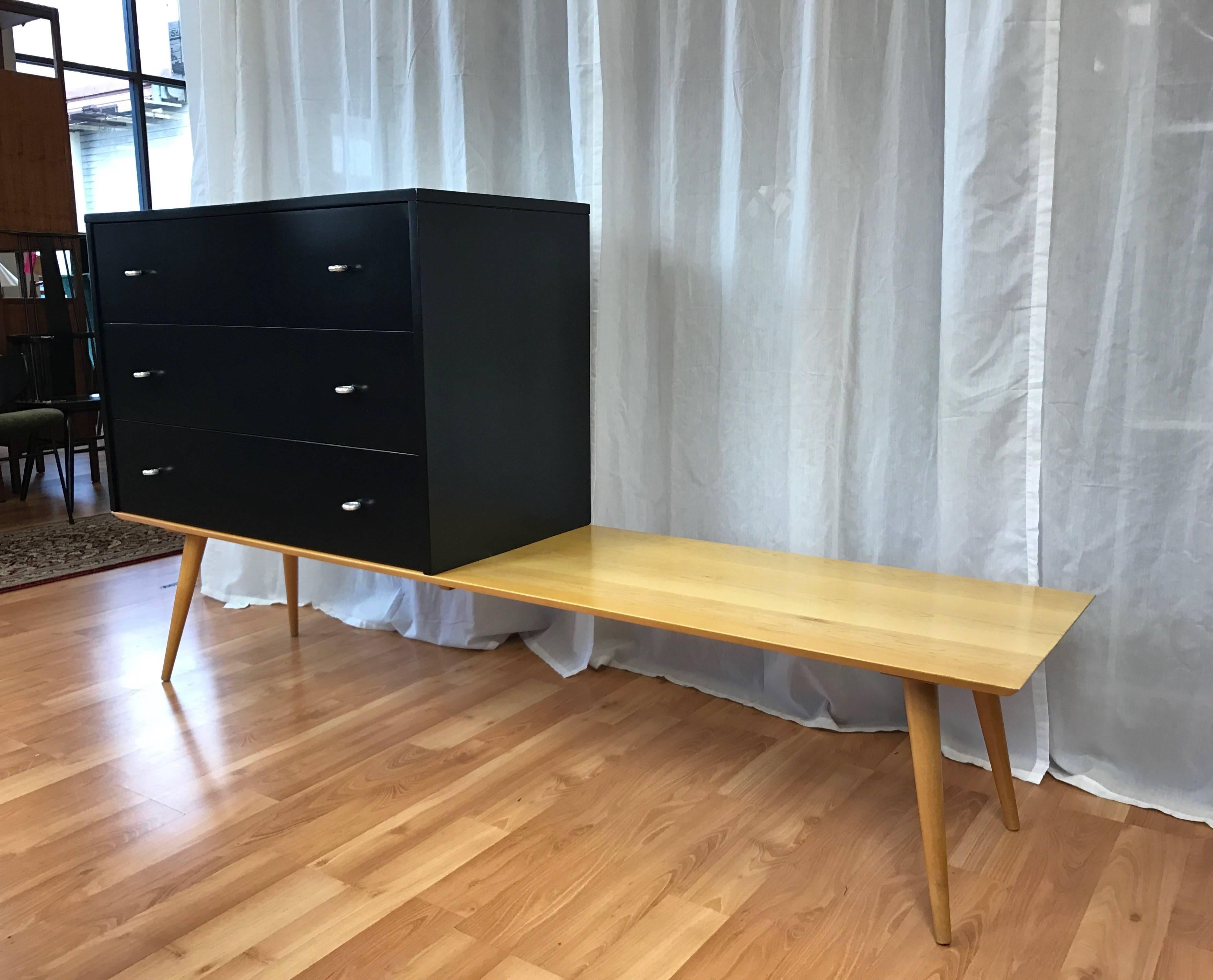 Mid-Century Modern Paul McCobb for Winchendon “Planner Group” Chest and Bench Set