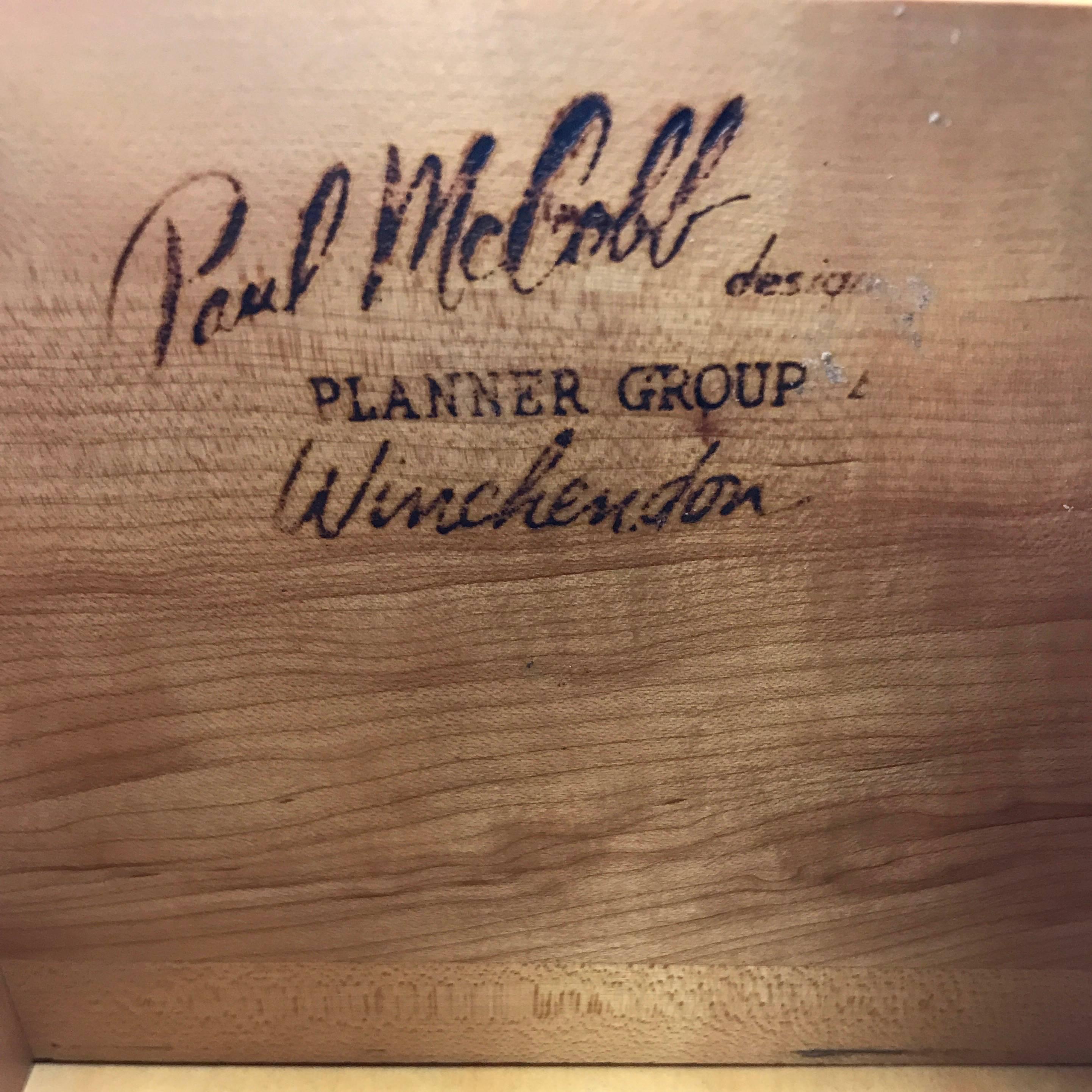 Paul McCobb for Winchendon “Planner Group” Chest and Bench Set 3