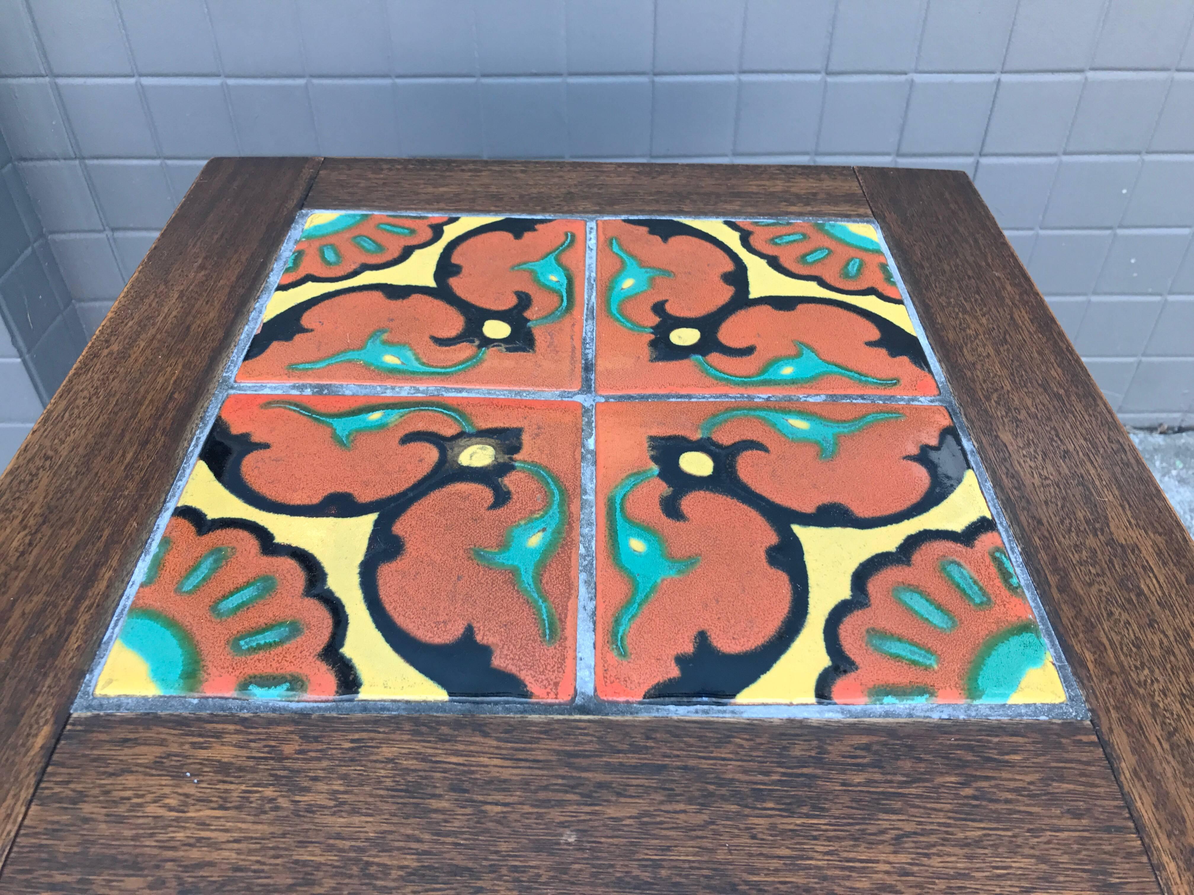 spanish tile table