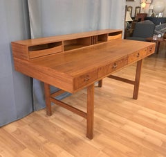 Jens Quistgaard for Løvig Teak Flip-Top Executive Desk