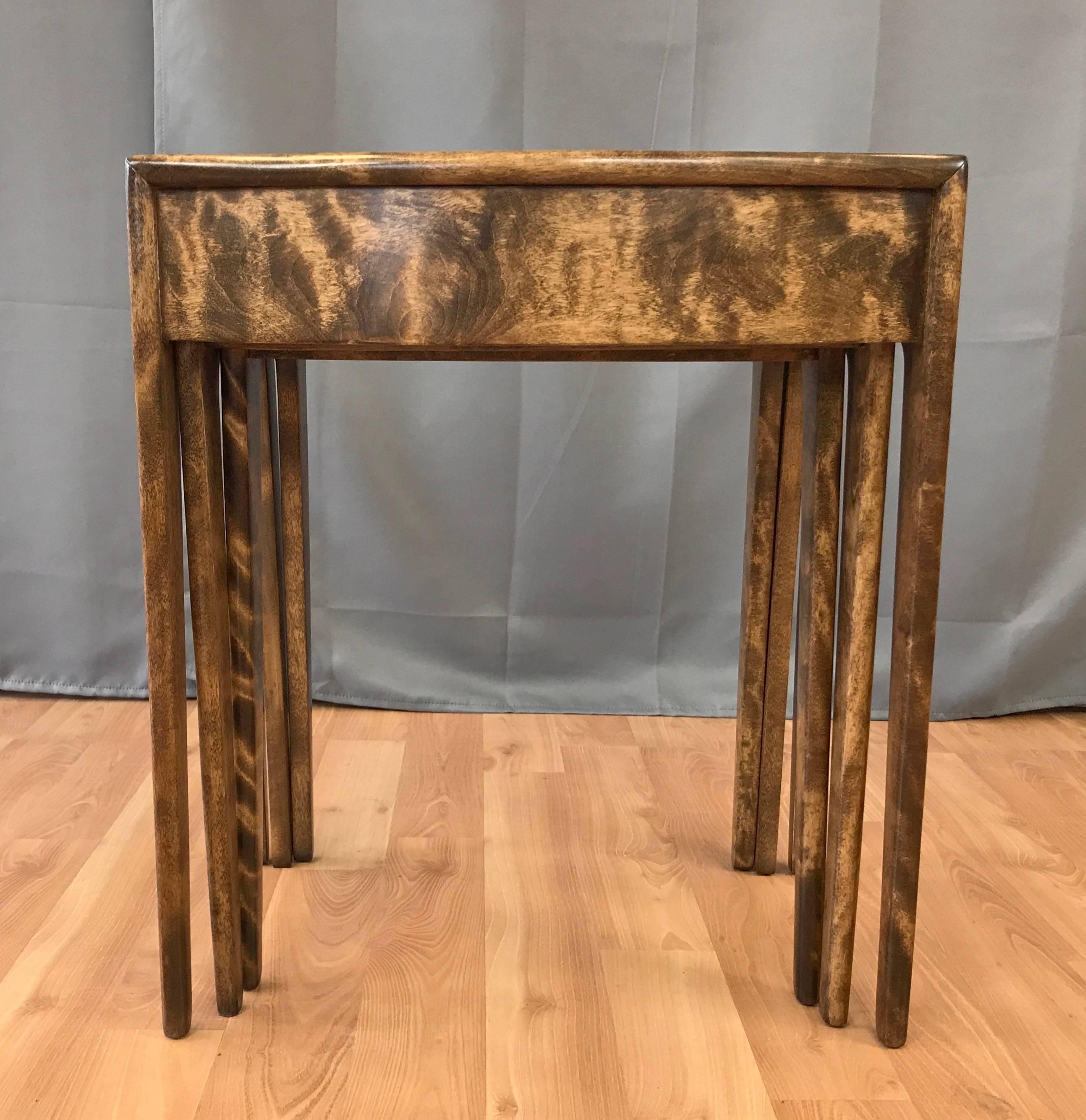 Rare Set of HeywoodWakefield Maple Nesting Tables at 1stDibs heywood