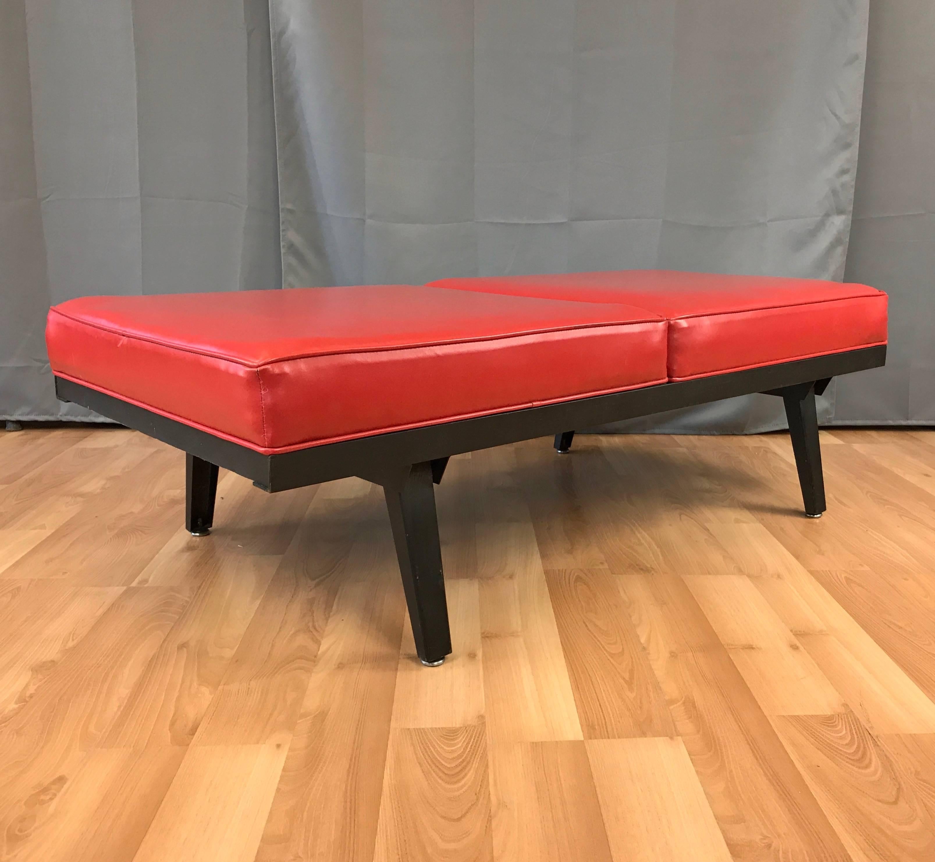 George Nelson for Herman Miller Steelframe Bench In Good Condition In San Francisco, CA