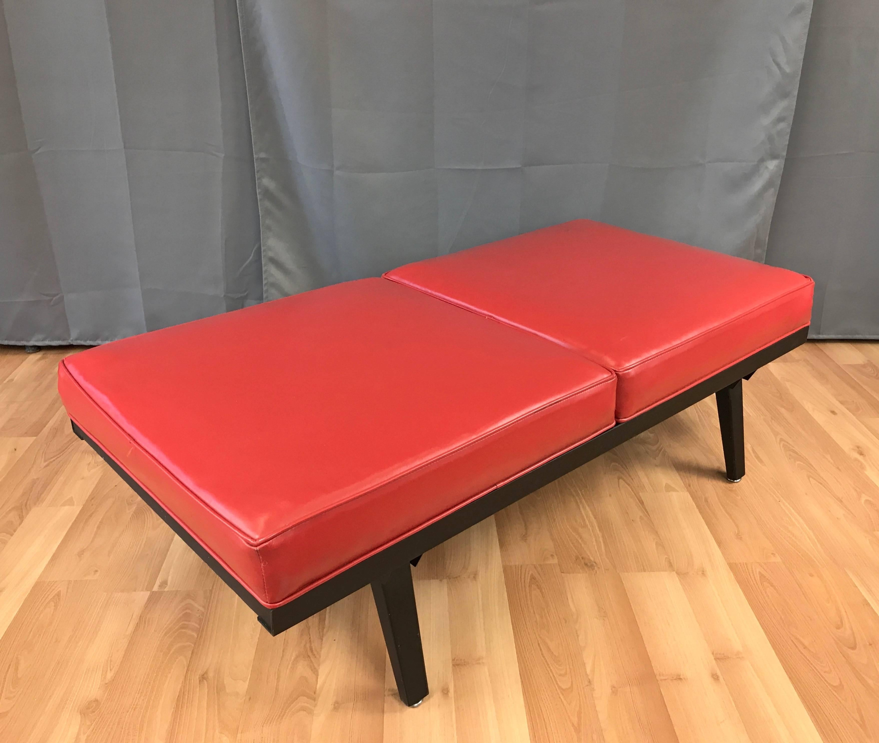 Mid-20th Century George Nelson for Herman Miller Steelframe Bench