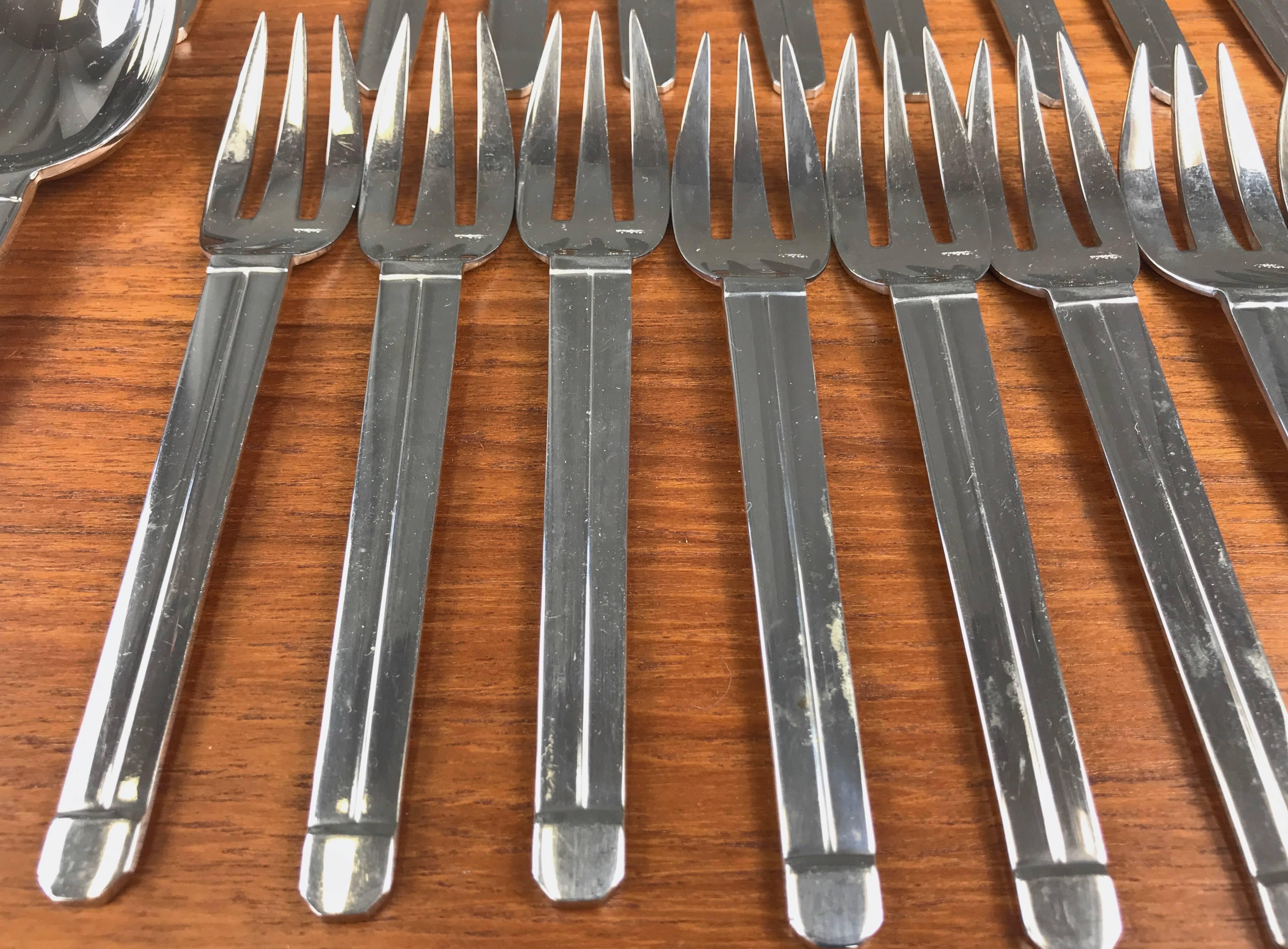 Puiforcat “Guethary” Flatware Service for Eight 2