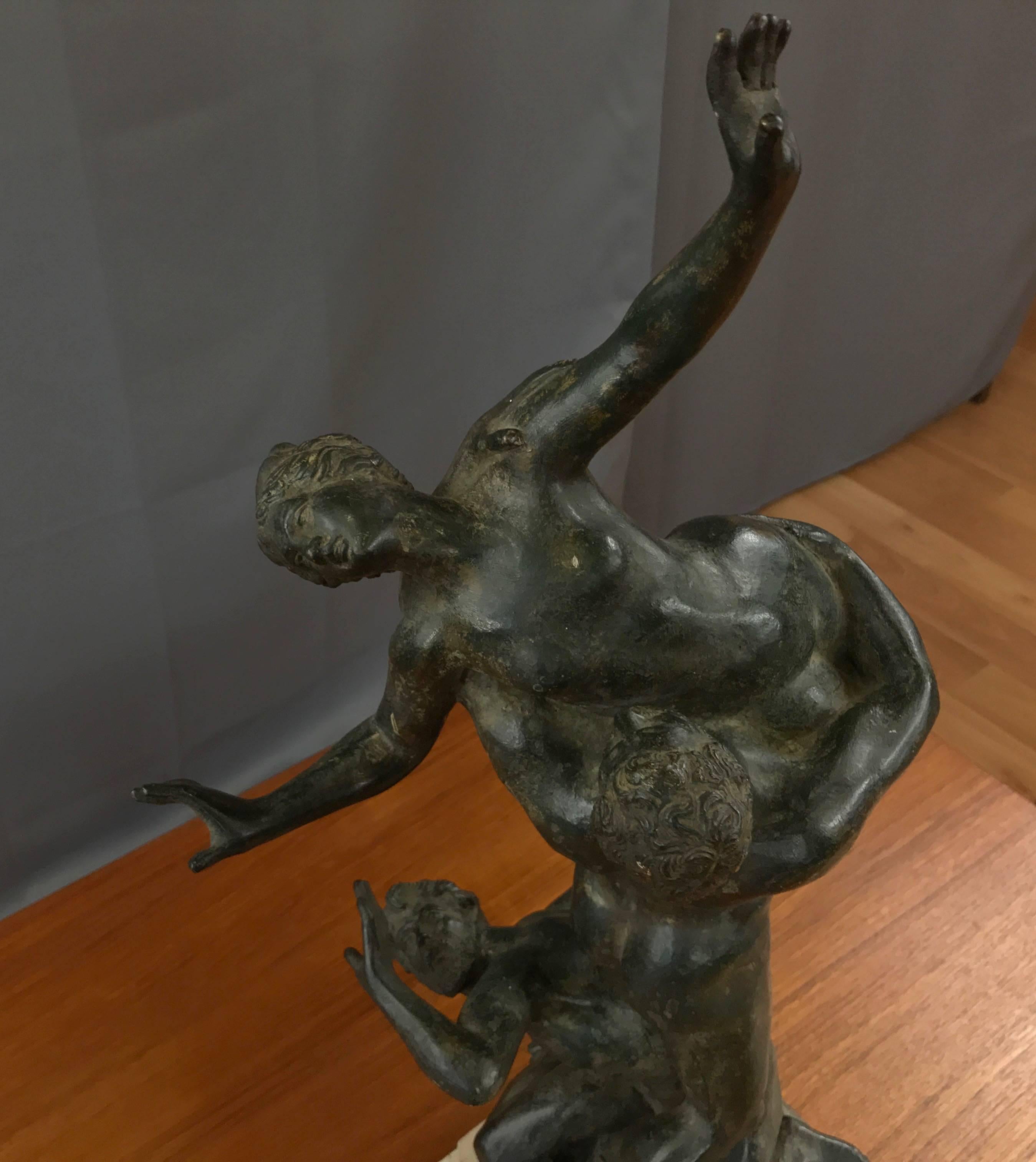 Renaissance “Abduction of the Sabine Women” Metal Sculpture after Giambologna