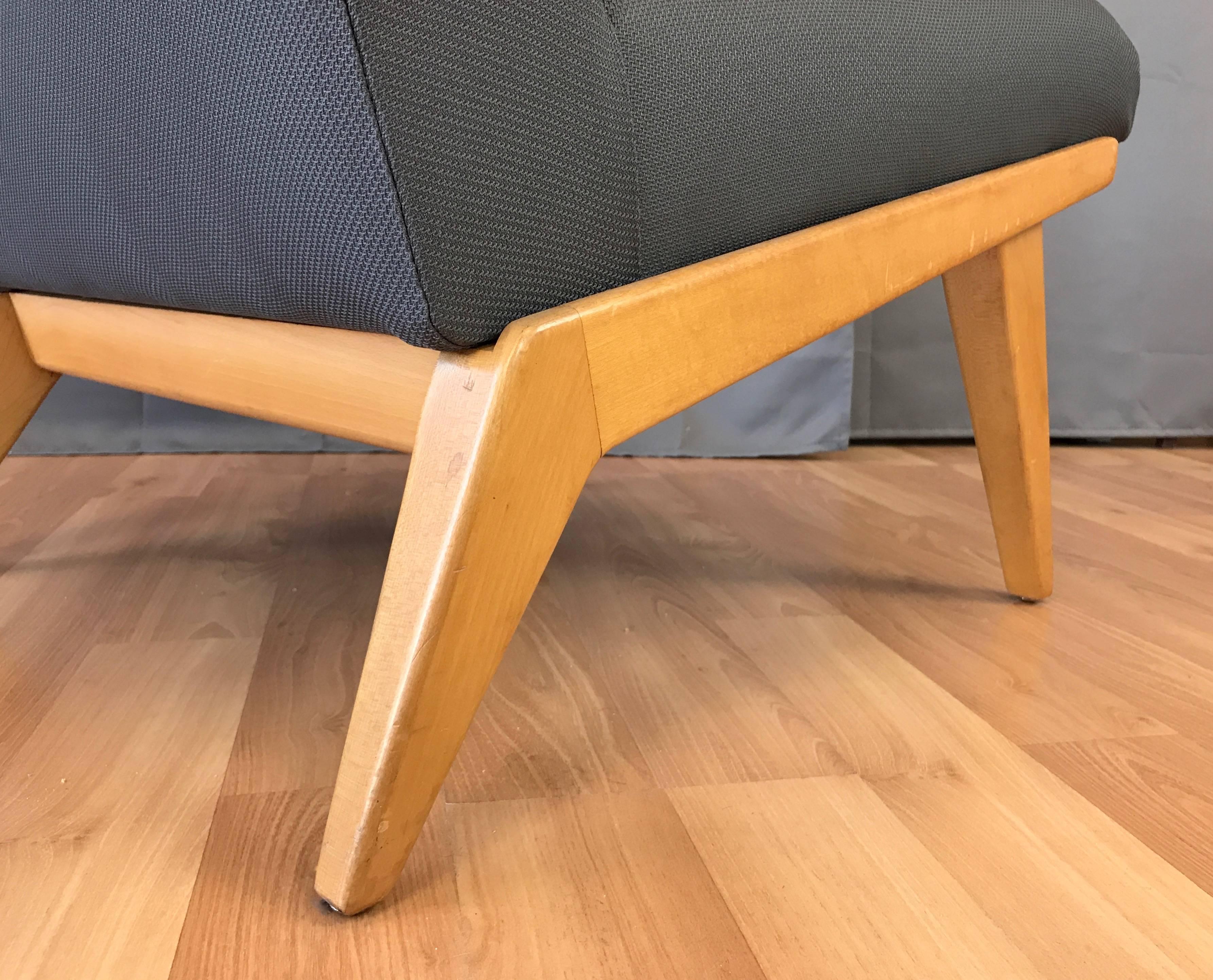 Jens Risom for Knoll Mid-Century Modern Slipper Chair 1