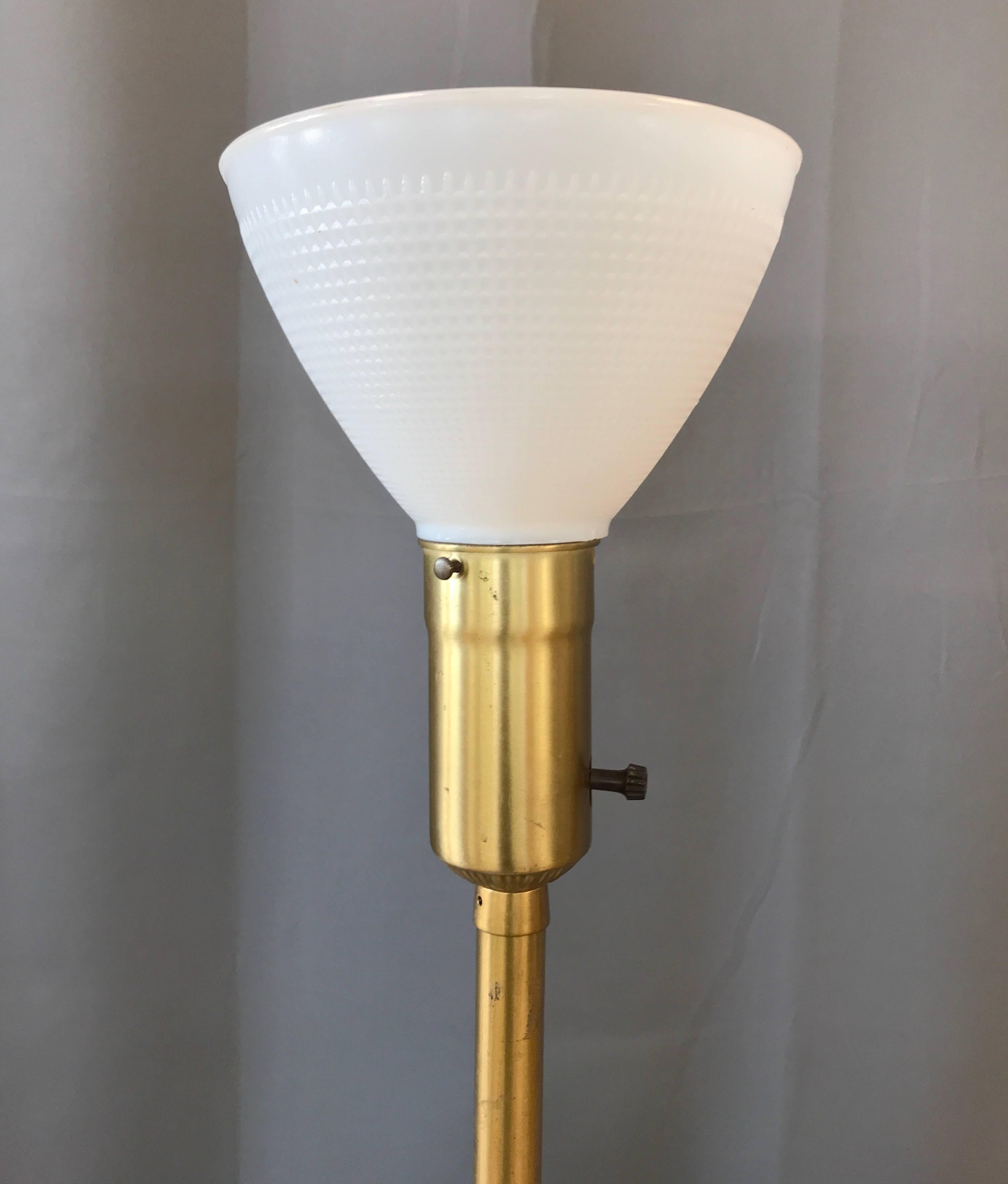 Seguso for Marbro Large Murano Glass Opaline Lamp 3