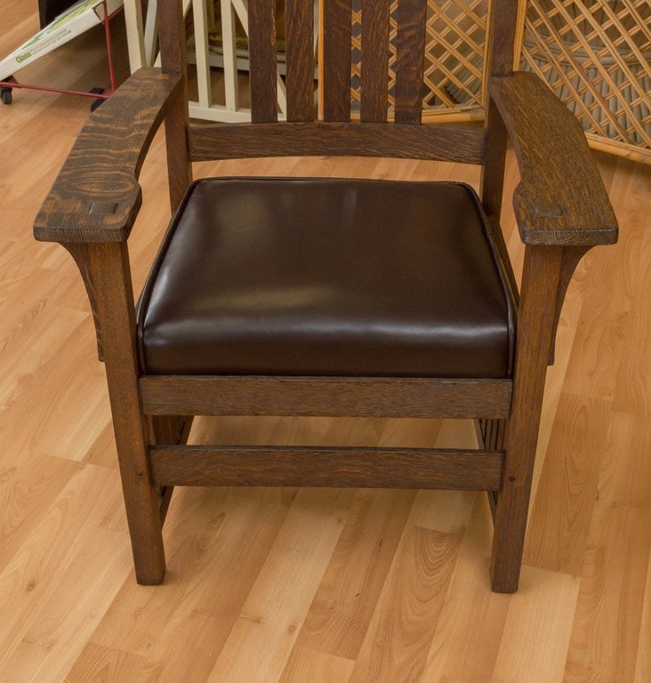 Arts and Crafts L. & J.G. Stickley Armchair