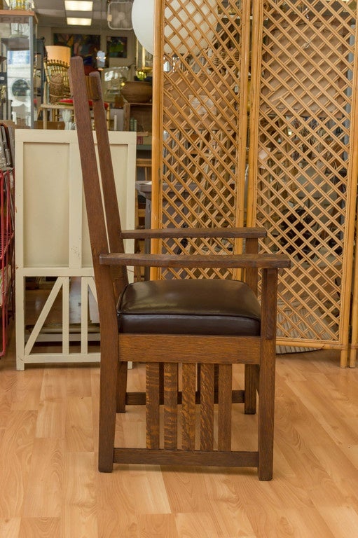 L. & J.G. Stickley Armchair In Excellent Condition In San Francisco, CA