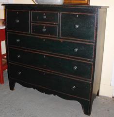 Dark Green Chest of Drawers