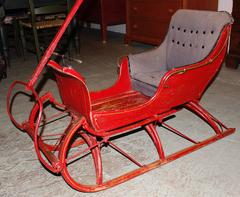 Late 19th Century Child Sleigh