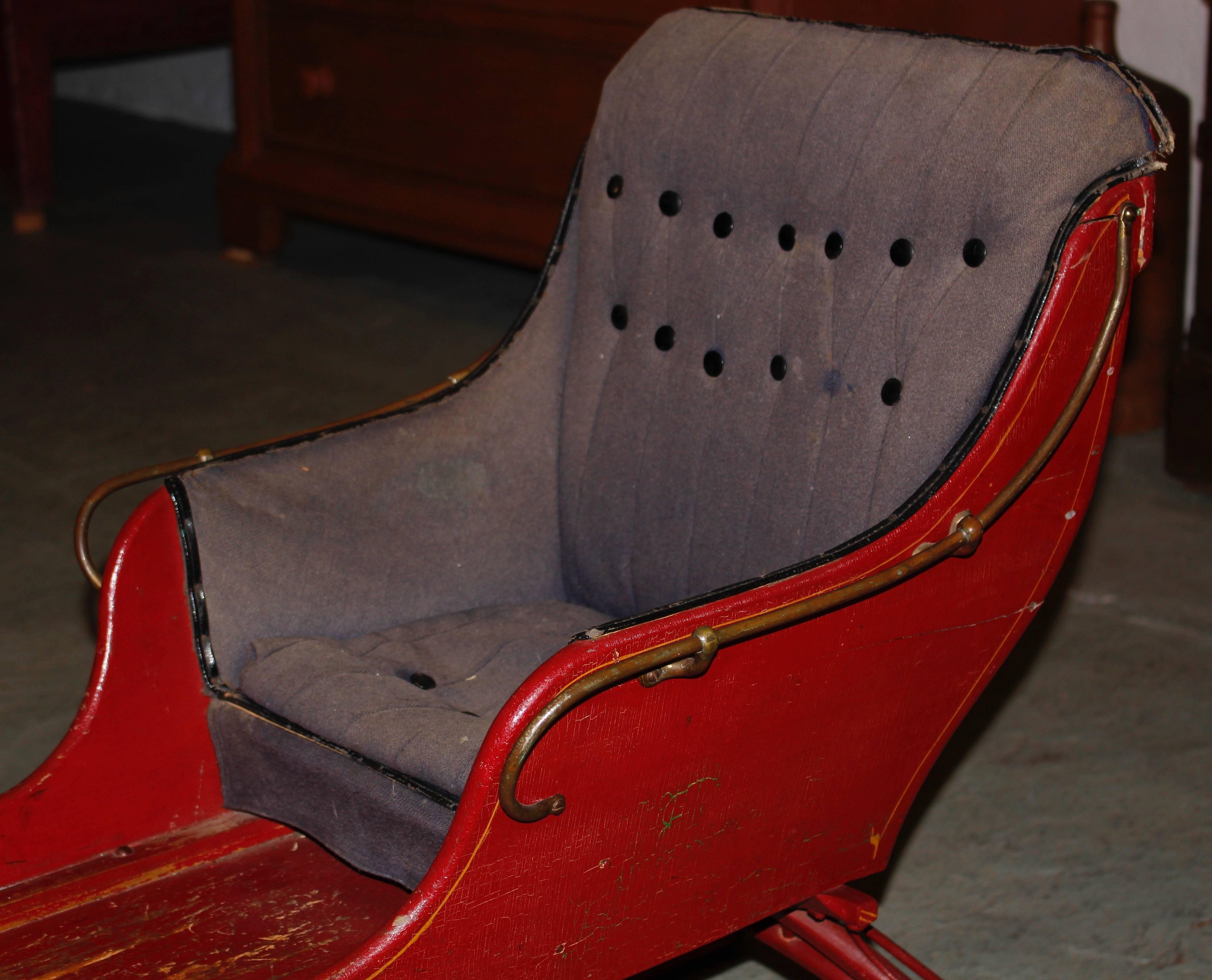 Canadian Late 19th Century Child Sleigh For Sale
