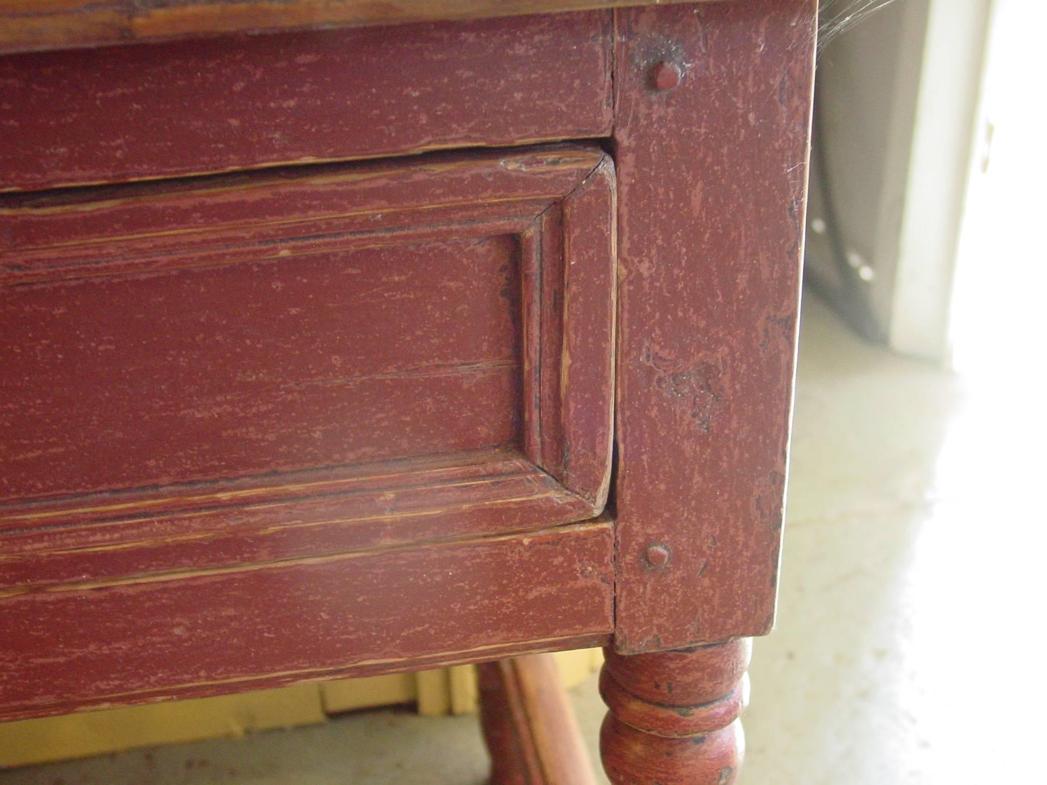 French Provincial Stunning Side Table  From Quebec For Sale