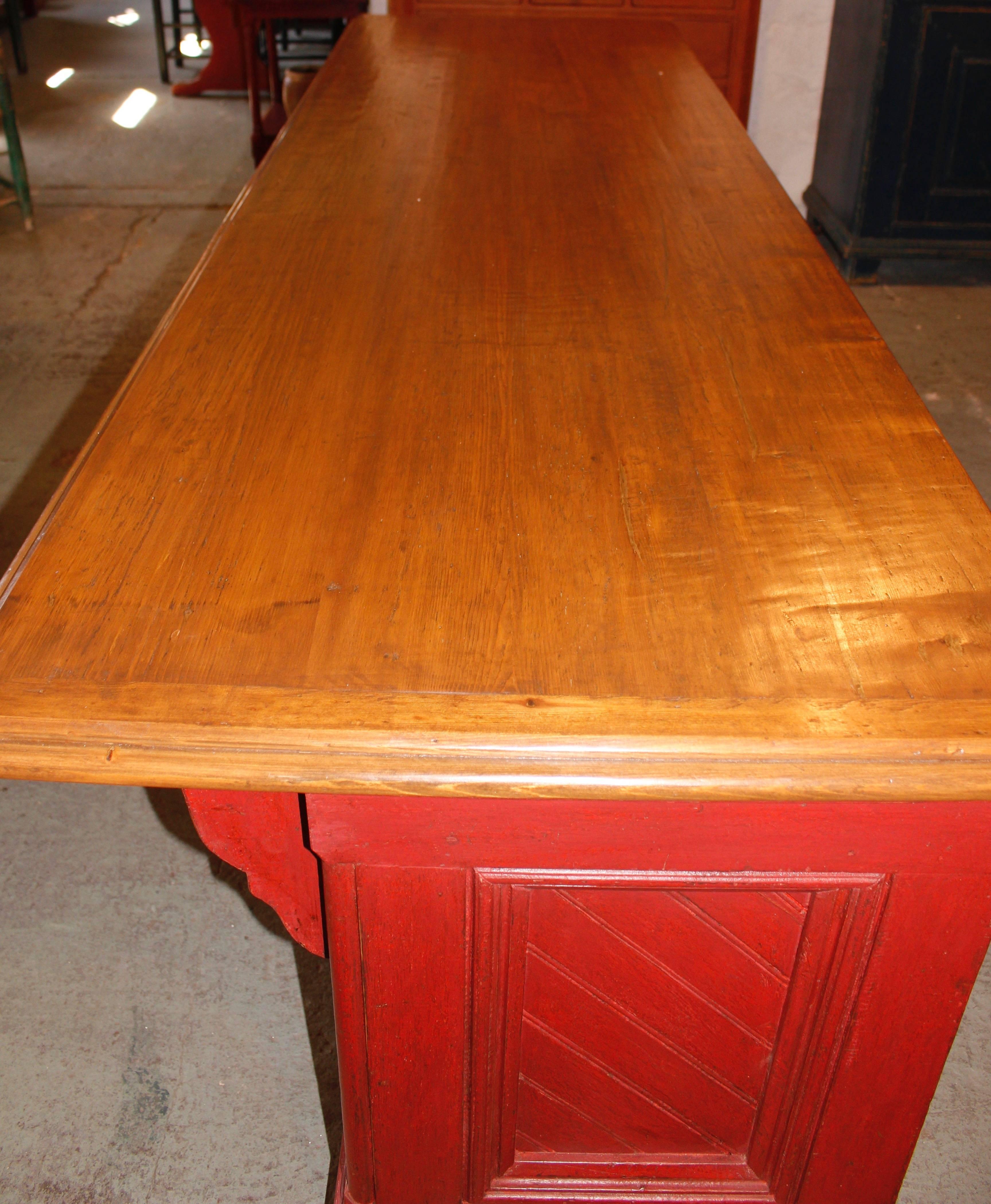 19th Century Store Counter Island from Quebec For Sale