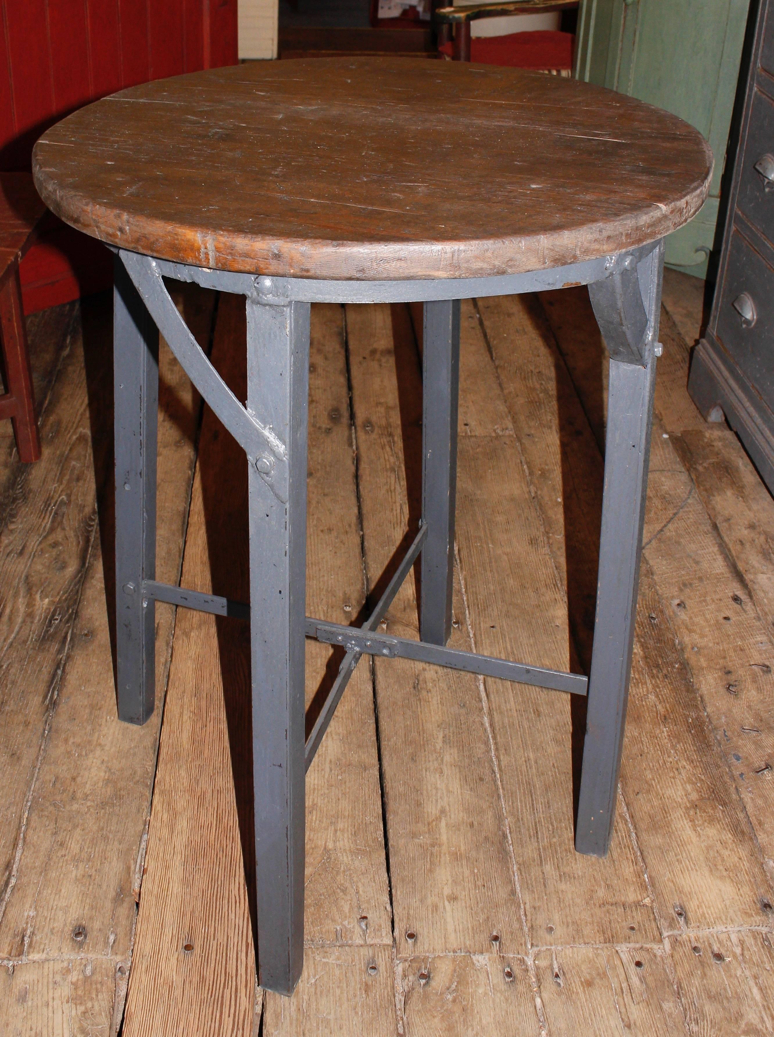 20th Century Unique Cafe Table Industrial For Sale