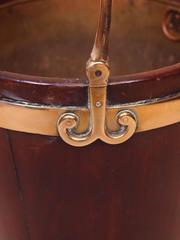 Antique Georgian Mahogany Plate Bucket