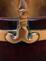 Large Antique Georgian Mahogany Plate Bucket