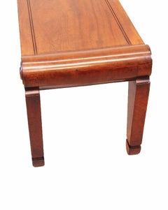 Antique Regency Mahogany Hall Bench