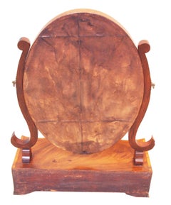 Antique Georgian Mahogany Dressing Table Mirror