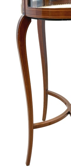 Late 19th Century Mahogany Oval Bijouterie Display Table