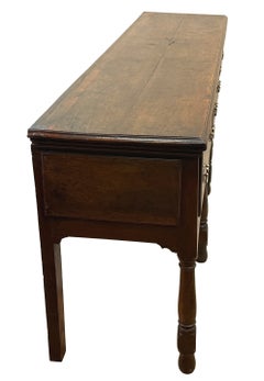 Early 18th Century Large Oak Dresser Base Sideboard, English George I Period