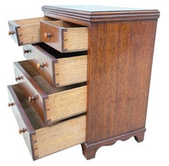 Georgian Early 19th Century Miniature Mahogany Chest Of Drawers