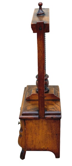 19th Century Dutch Walnut Miniature Book Press