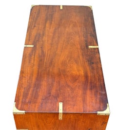 Superb Quality Mid 19th Century Camphor Wood Military Campaign Chest Of Drawers