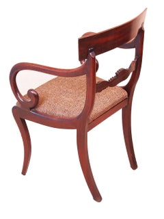 Regency Mahogany Set Of 8 Dining Chairs