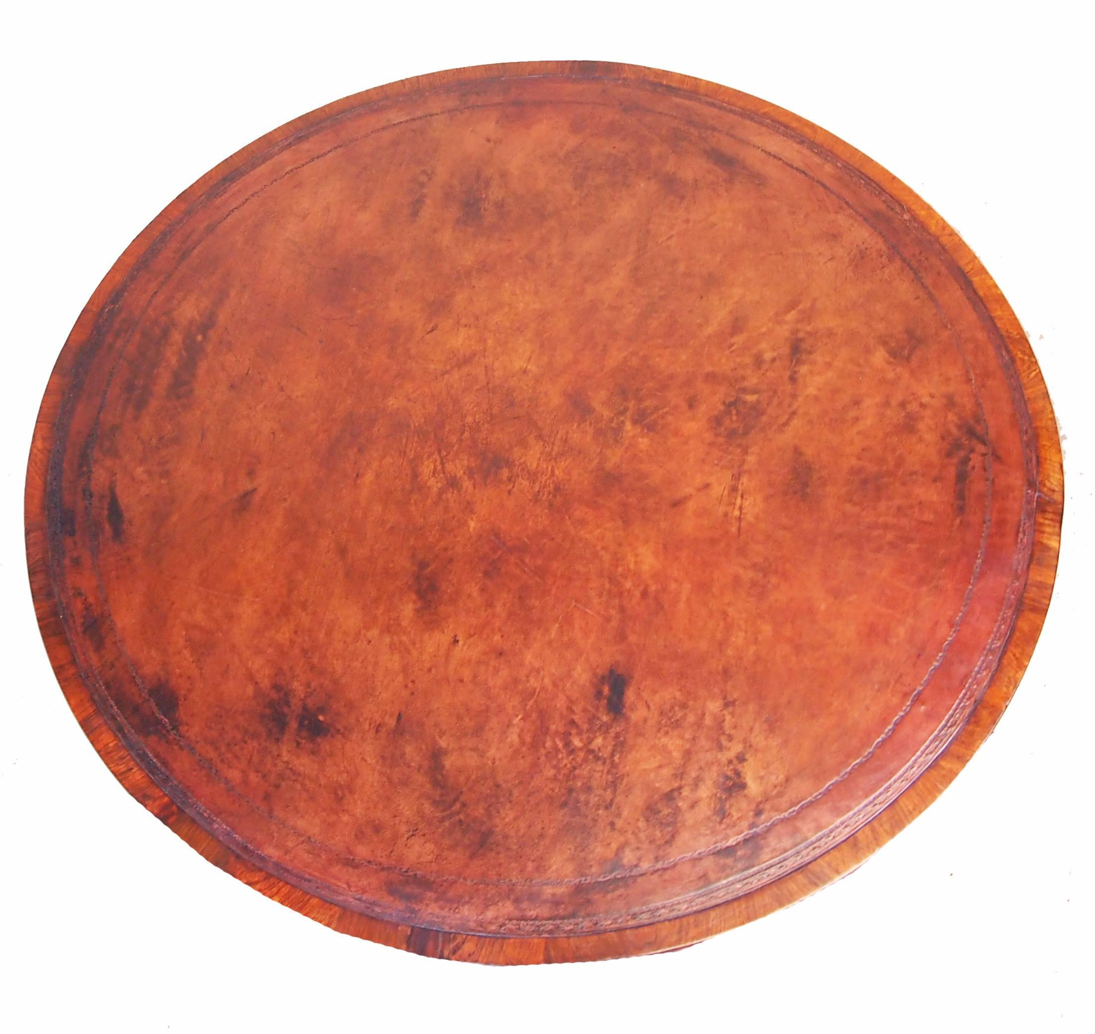 antique drum table for sale