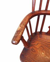 Antique 19th Century Yew Childs Windsor Chair