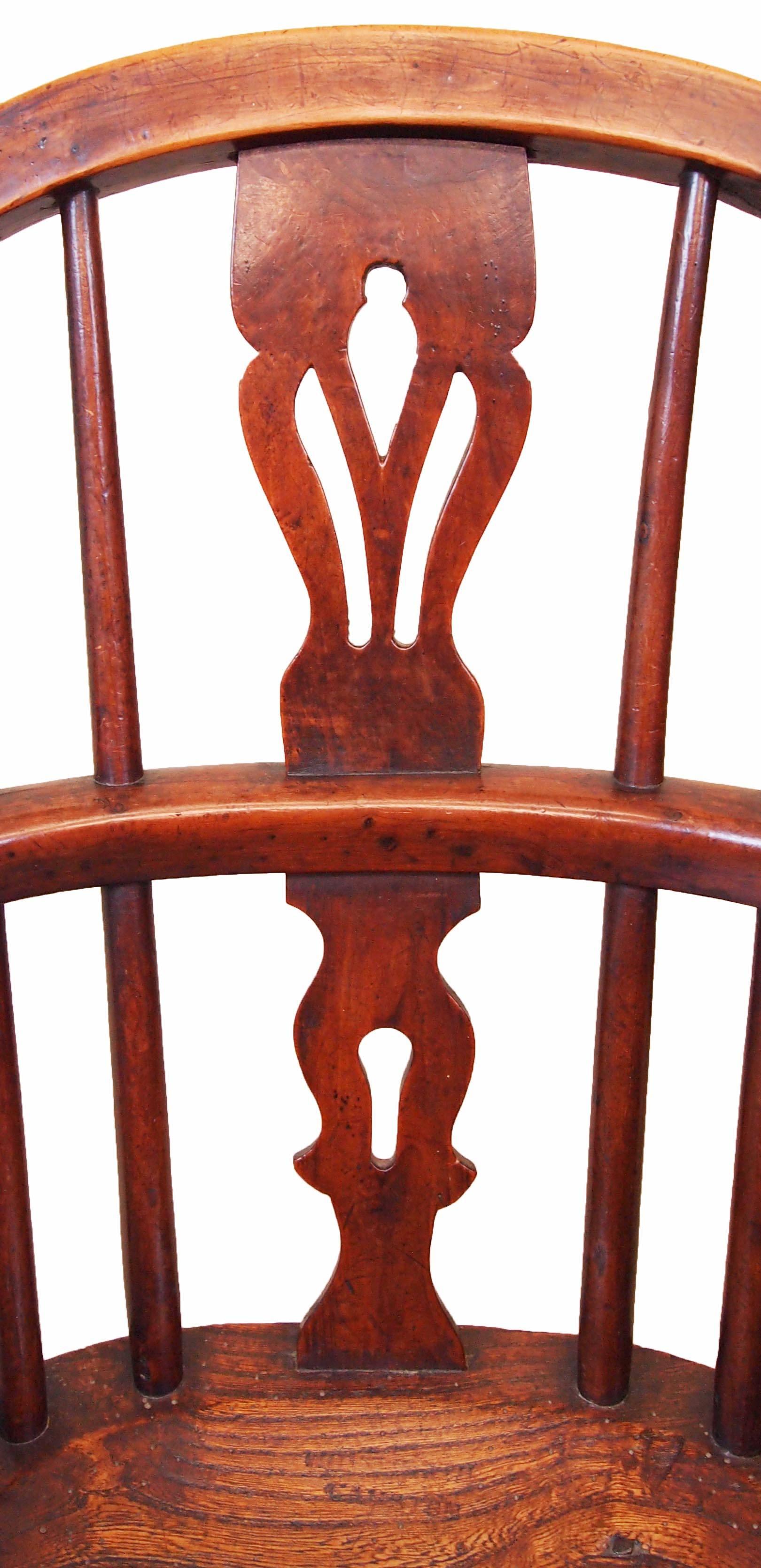 European Antique 19th Century Yew Childs Windsor Chair