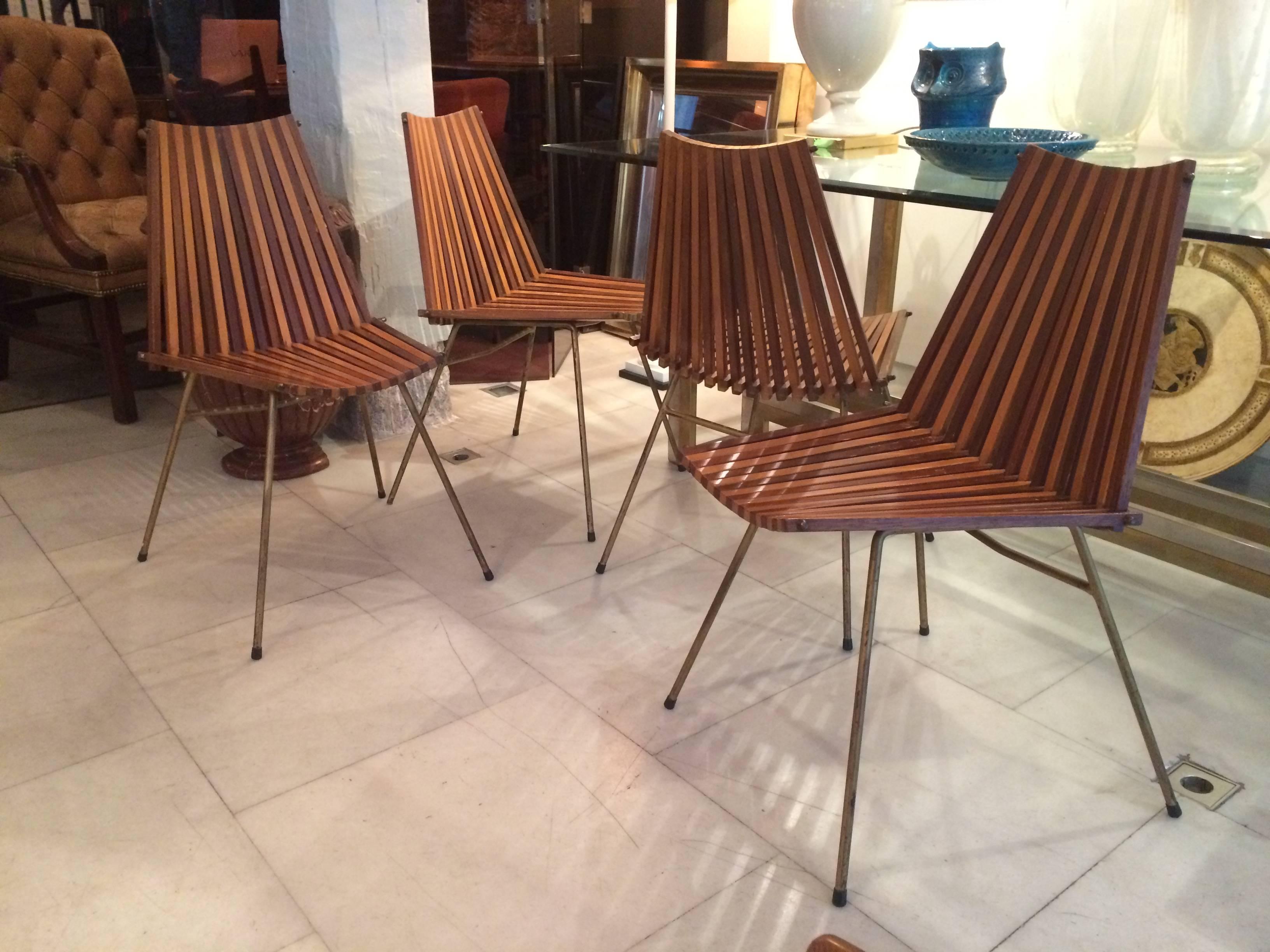 Set of Four Brazilian Chairs For Sale 4