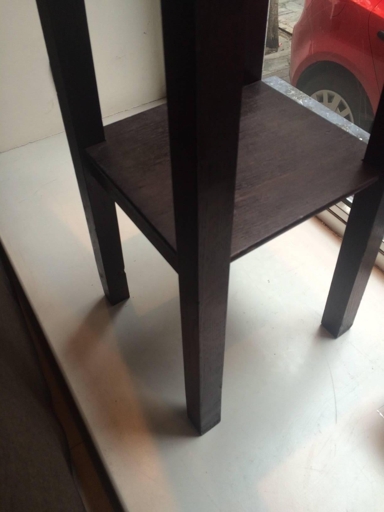 Oak Pair of High Stands For Sale