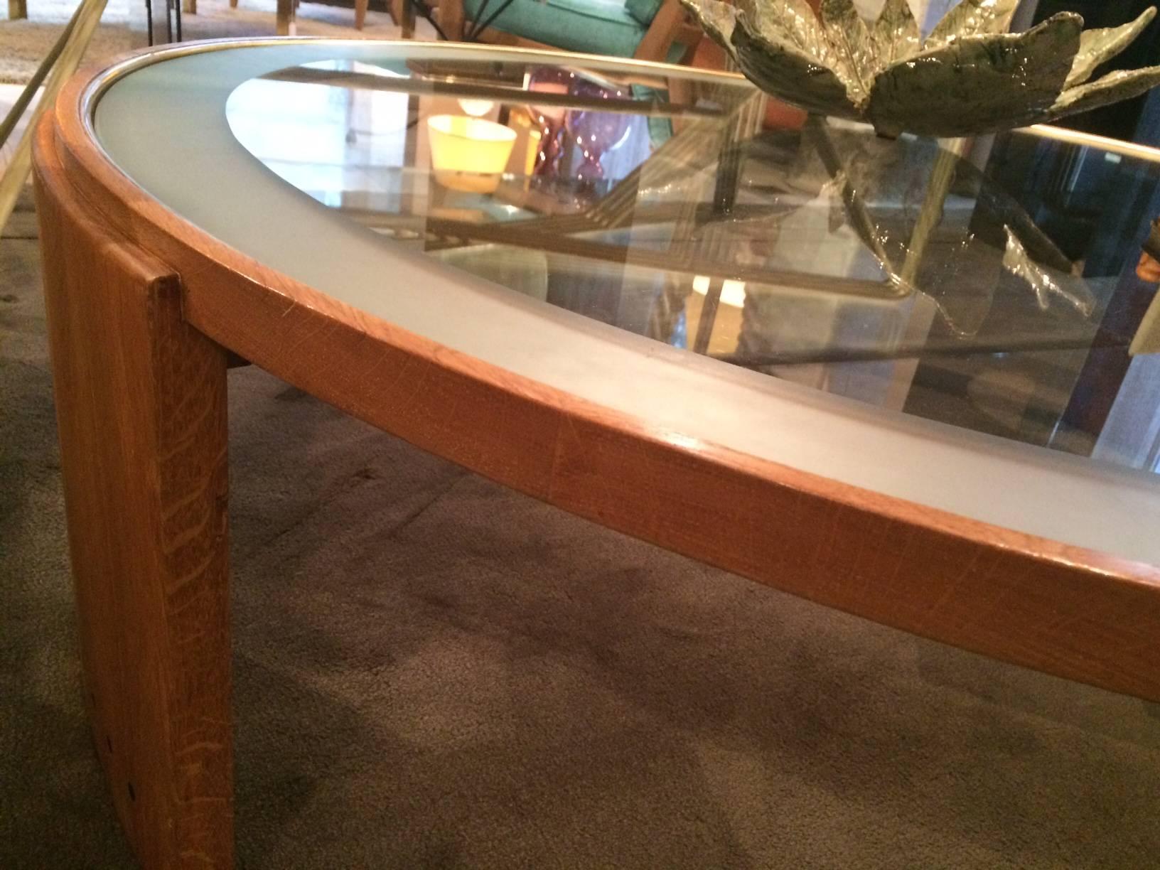 Art Deco Round Coffee Table In Excellent Condition In Madrid, Madrid