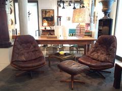 Pair of Swivel Chairs by Madsen & Schubel