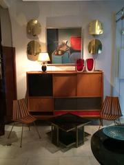 Set of Four Reflector Wall Sconces