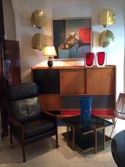 Blue-Colored Murano Glass Vase by Giulio Ferro