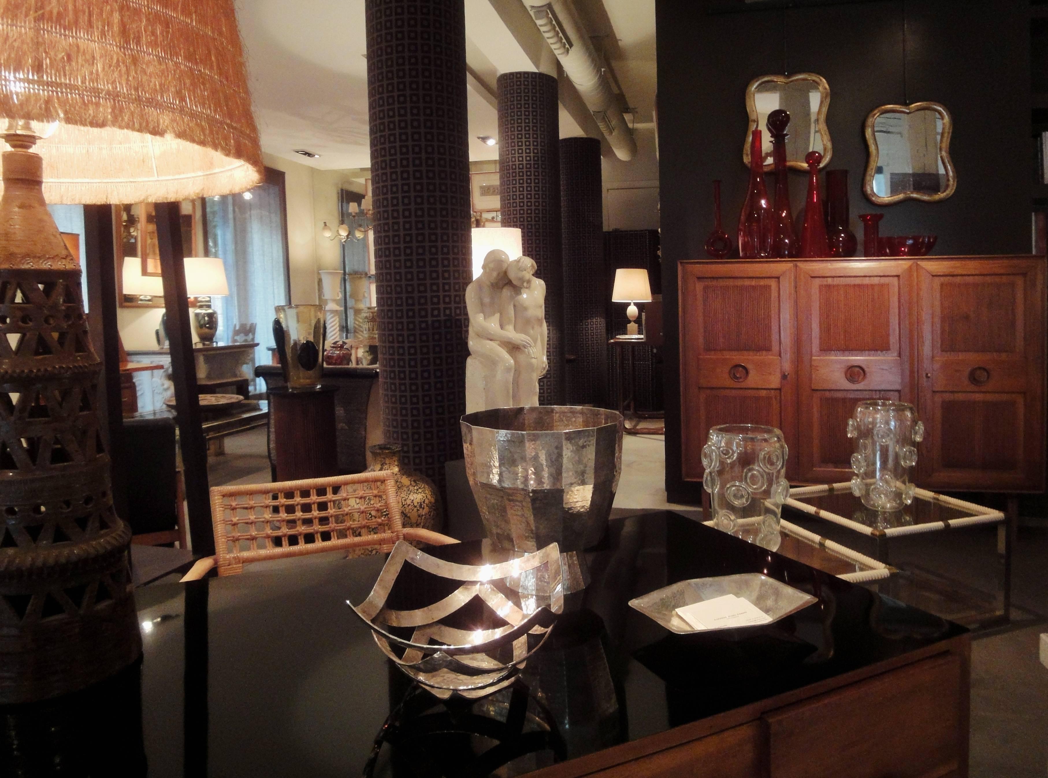 Ceramic Table Lamp Attributed to Raphaël Giarrusso For Sale 2