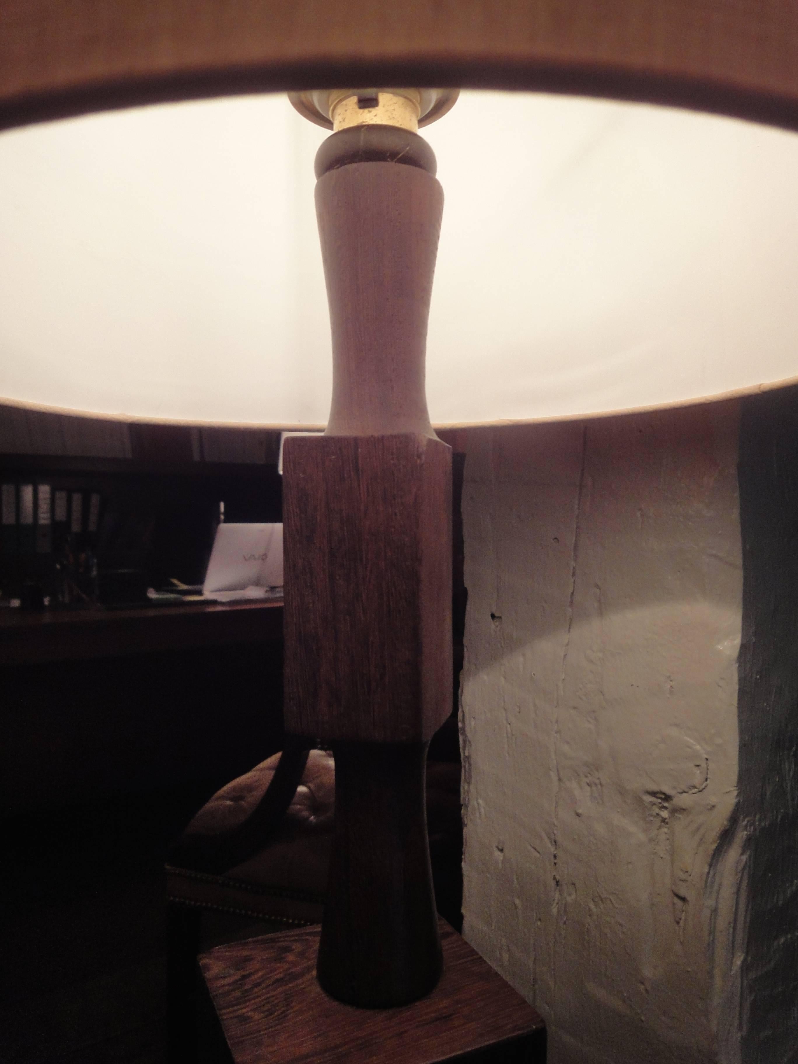 Reading Floor Lamp Formed by Rosewood Cubes For Sale 2