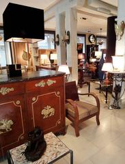 Small Demi-Lune Console Table