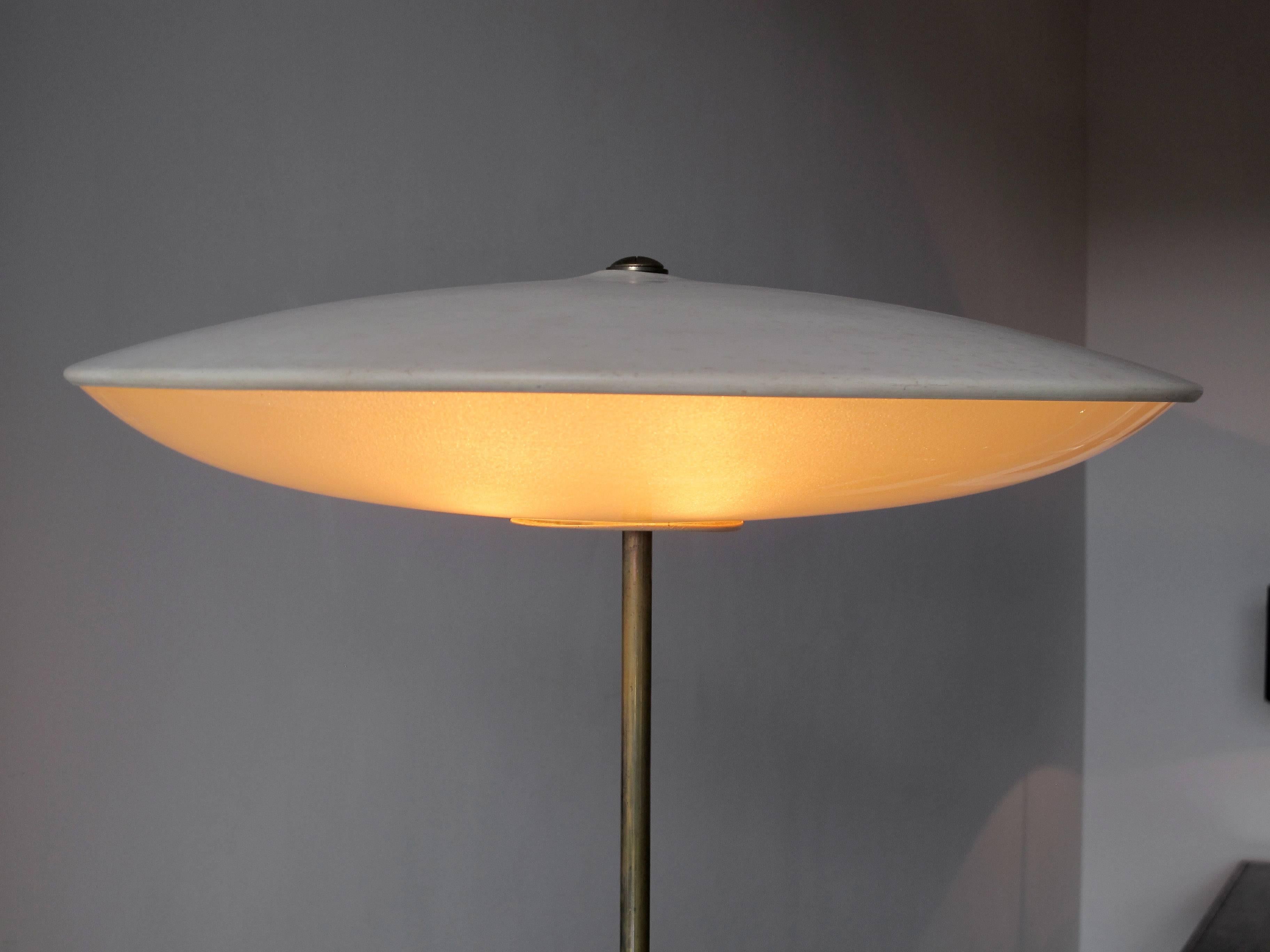 Mid-Century Modern Rare Sculptural Lamp by Giuseppe Ostuni For Sale