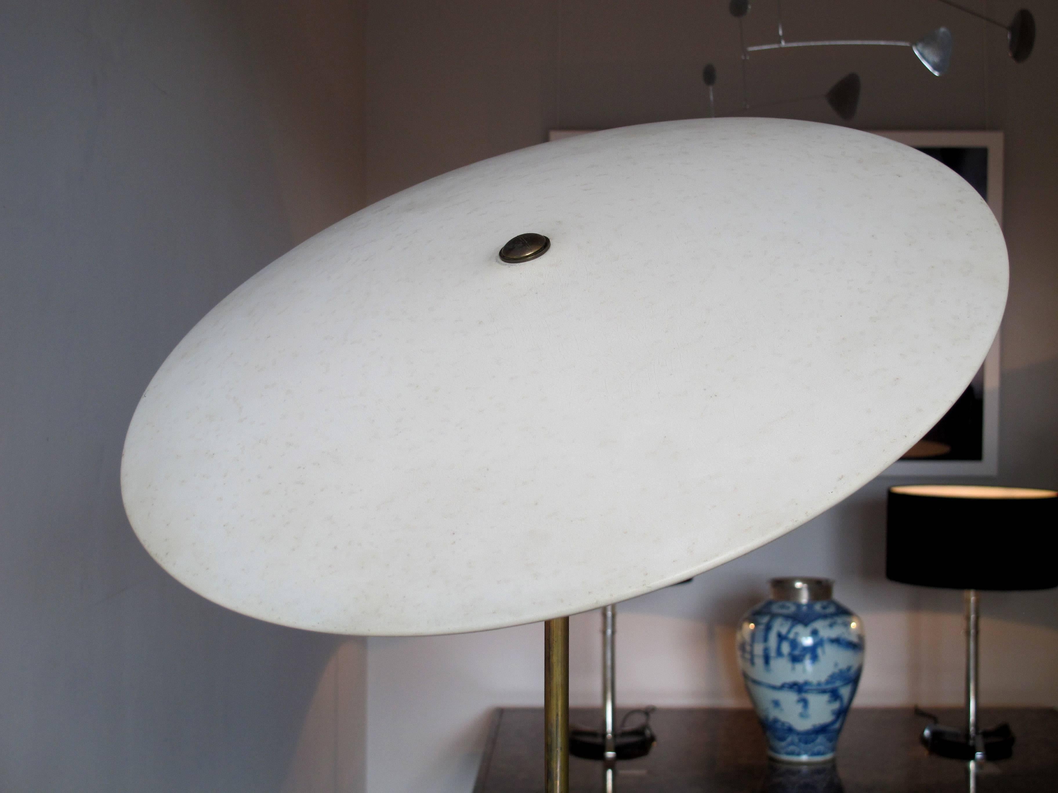 Italian Rare Sculptural Lamp by Giuseppe Ostuni For Sale