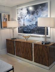Sideboard in Zebra Wood by Milo Baughman