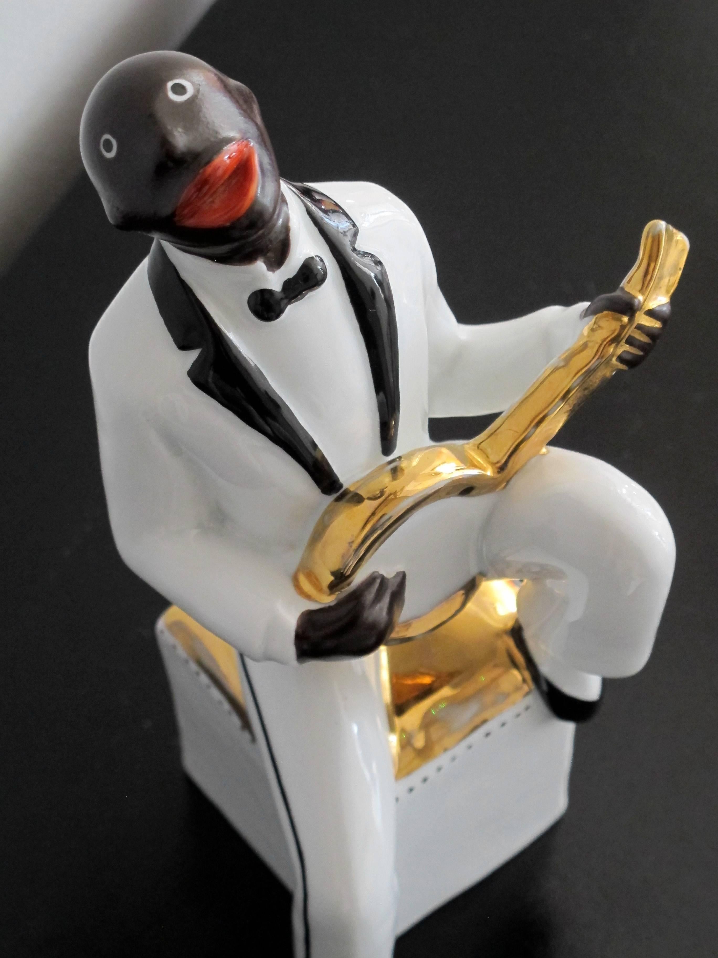 ROBJ Art Deco Jazz Band in Porcelain For Sale 1